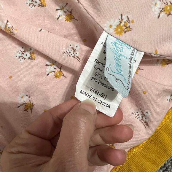 Serendipity by Shrimp and Grits Yellow Corduroy Coat size 4/5 - Picture 5 of 5